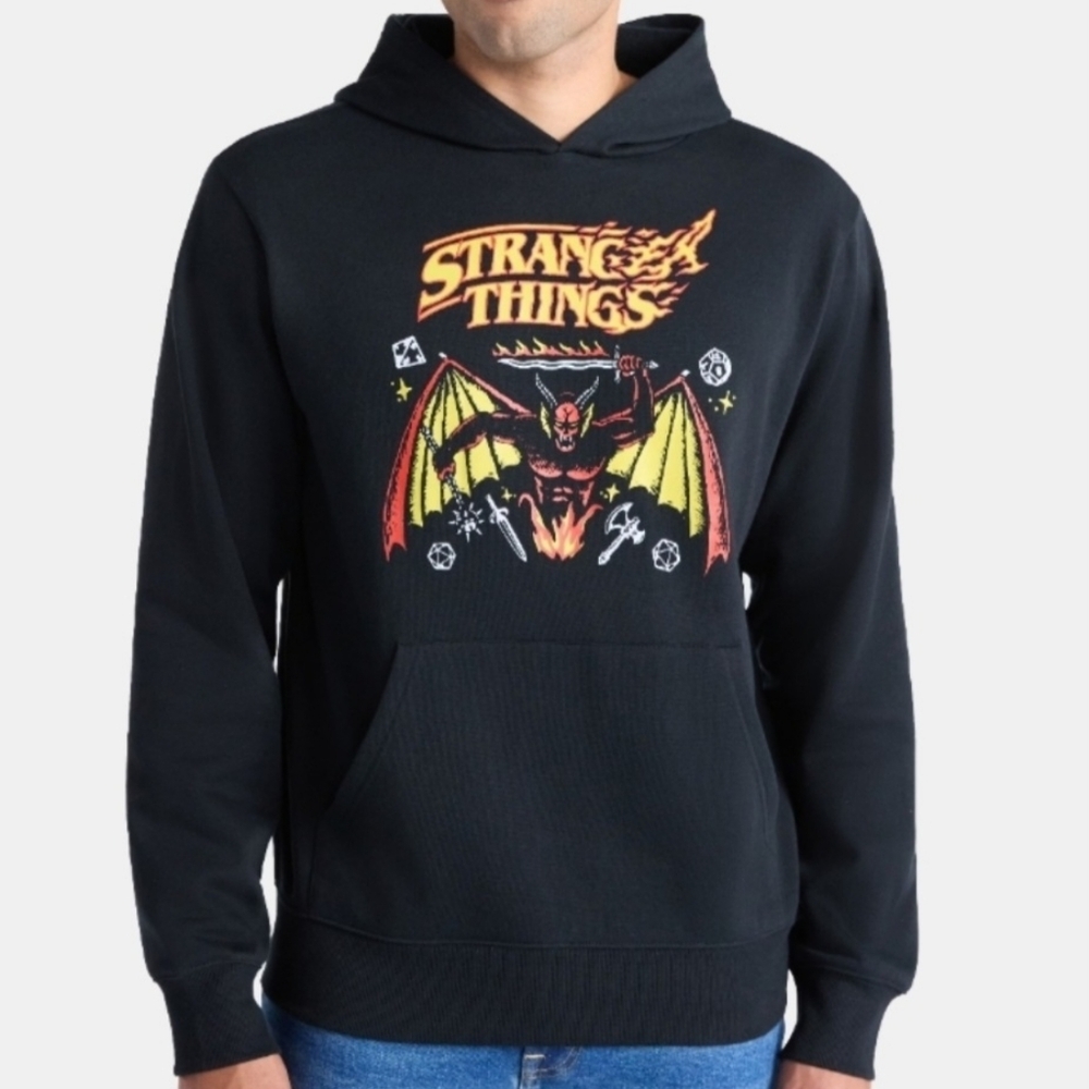 Stranger Things Men's Hoodie- XLarge